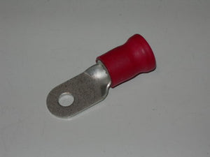 Connector, Terminal - 2 AWG - 1/4" Hole - Red - Tyco AMP