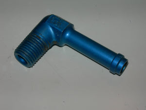 Nipple, Elbow 90' - Pipe/Hose - 1/4" NPT - 3/8" Hose ID