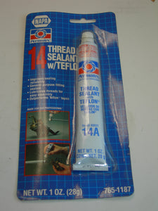 Sealant, Thread with Teflon - 1 Ounce - Permatex