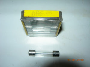 Fuse, 25 Amp - AGC